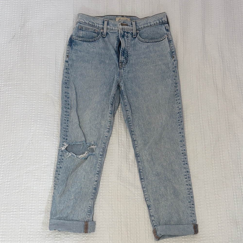 Madewell Perfect Vintage Jean Cropped- Light Wash